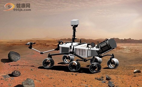 美国“好奇号”火星探测器在火星登陆